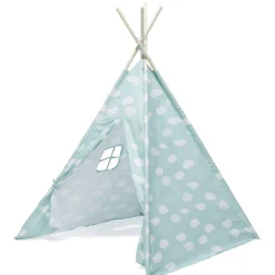 Tipi Dream polyester bleu nuage - L120xP120xH160 cm