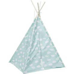 Tipi Dream polyester bleu nuage - L120xP120xH160 cm