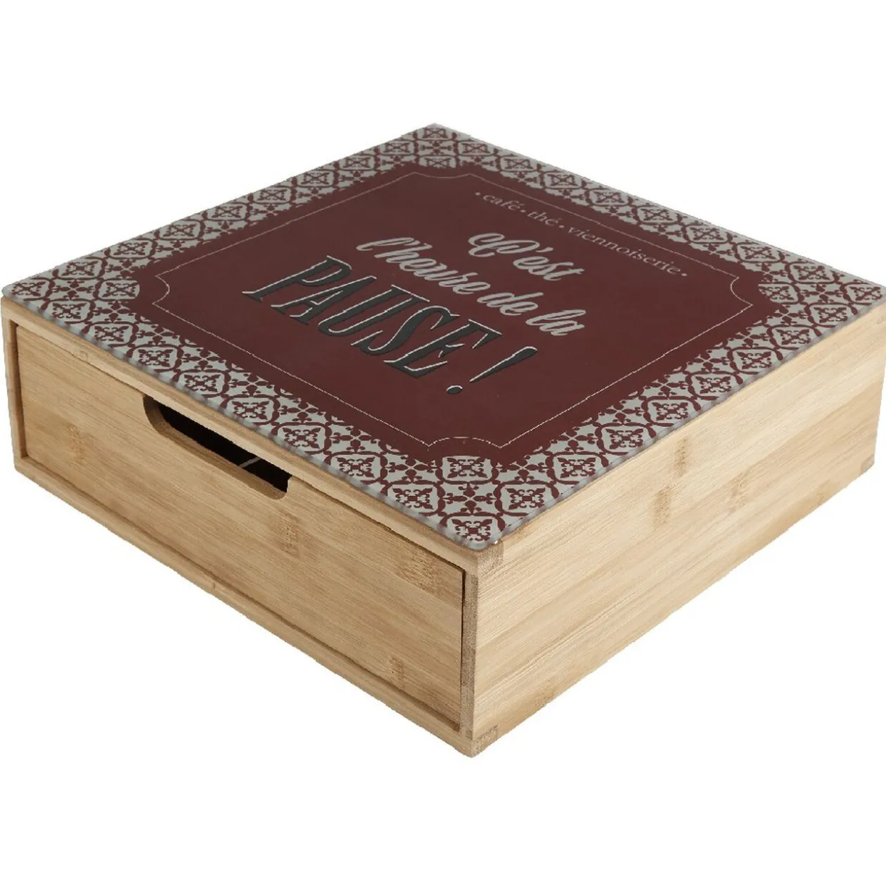 Tiroir toutes dosettes design "pause"