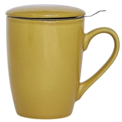 Tisanière avec couvercle et filtre amovible