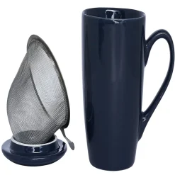 Tisanière avec couvercle et filtre amovible