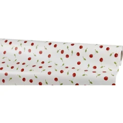 Toile cirée au mètre imprimé cerises