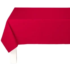 Toile cirée au mètre unie rouge