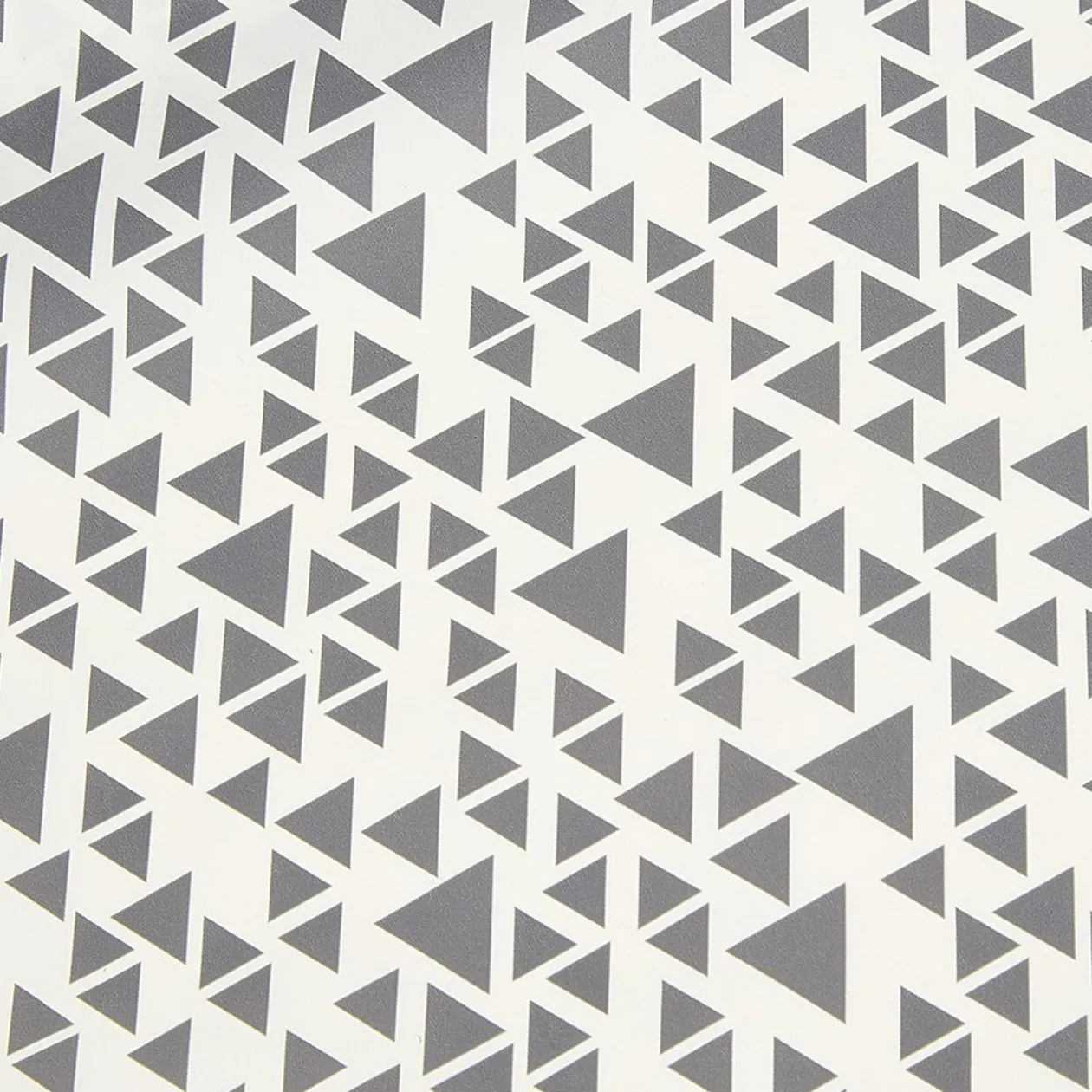 Toile cirée imprimé gris anthracite