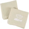 Torchon brodé La cuisine du Bistrot beige x 2
