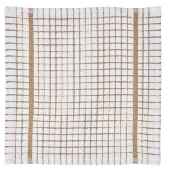 Torchon de cuisine blanc à carreaux x 4