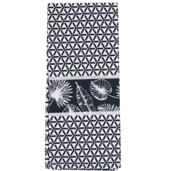 Torchon de cuisine design tropical géométrique x 3