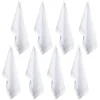 Torchon de cuisine motifs carreaux x8 - 100% coton 45x70cm