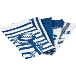 Torchon en coton à motifs variés x5