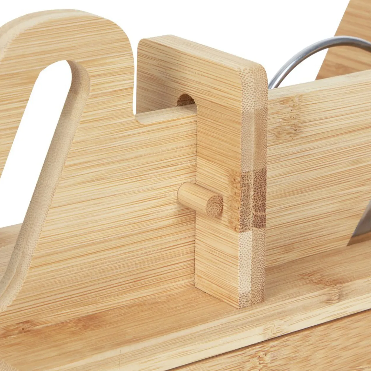 Trancheuse à saucisson avec tiroir et plateau ardoise