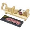 Trancheuse à saucisson coulissant avec plateau ardoise