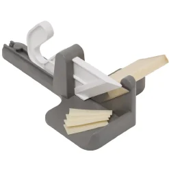 Trancheuse à saucisson gris blanc