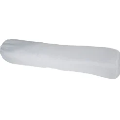 Traversin en polyester uni blanc