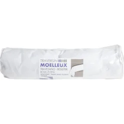 Traversin moelleux blanc 90 cm