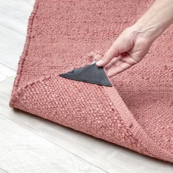Triangle adhésif antidérapant pour tapis x8