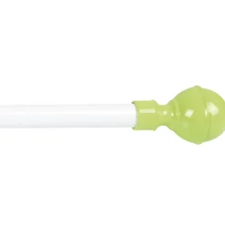 Tringle à rideau extensible blanc vert