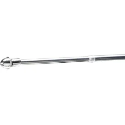 Tringle Bistrot gris chromé L50-80cm