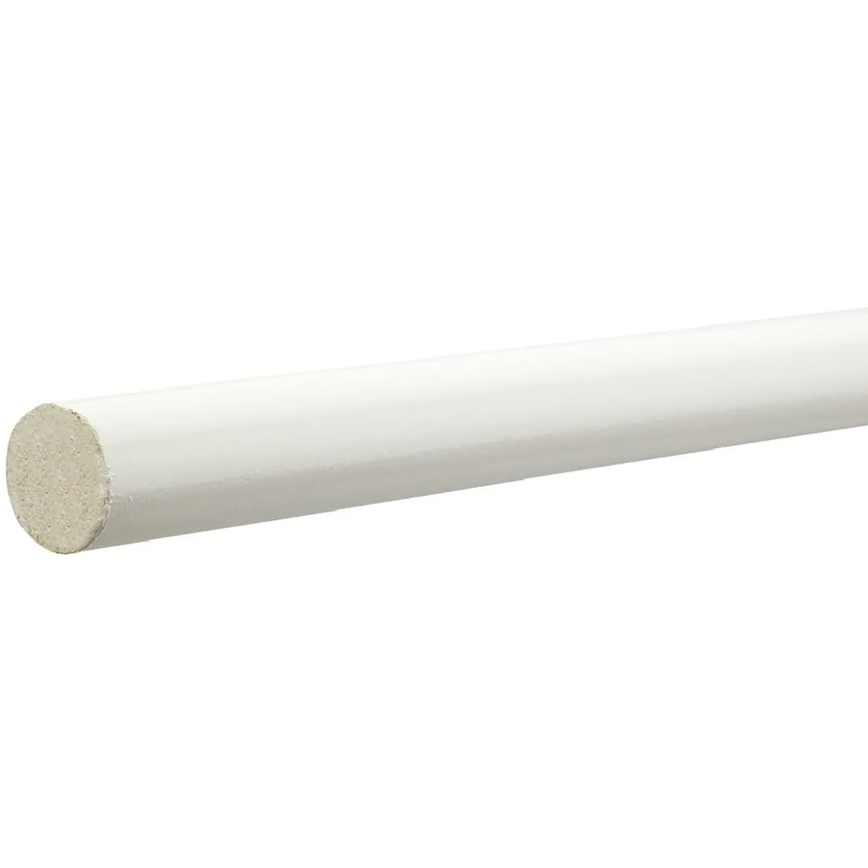 Tringle bois certifié FSC® blanc L250xØ2,8cm