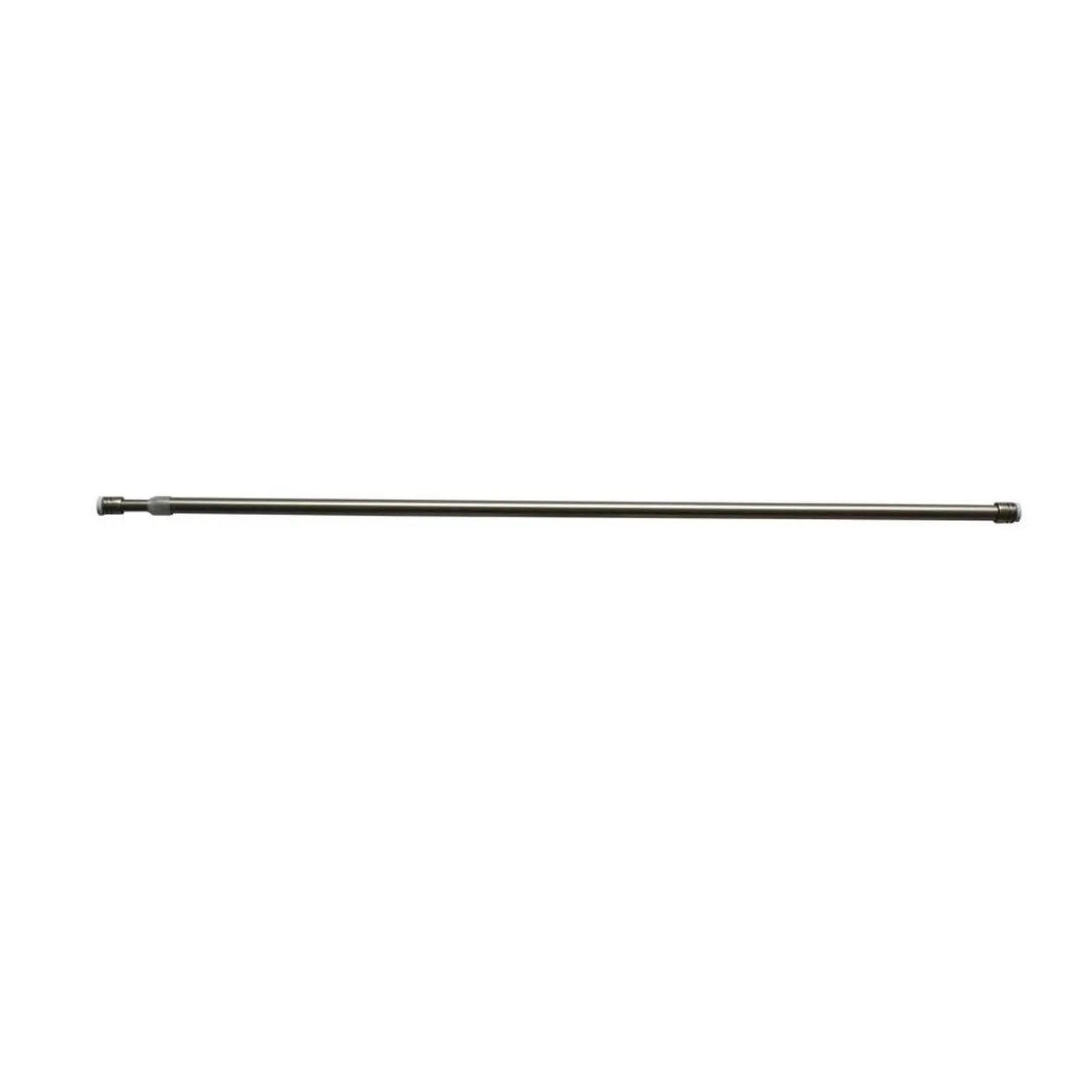 Tringle de vitrage autobloquante extensible 50-80 cm nickel