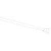 Tringle de vitrage Extensible 60-80 cm embout toupie blanc