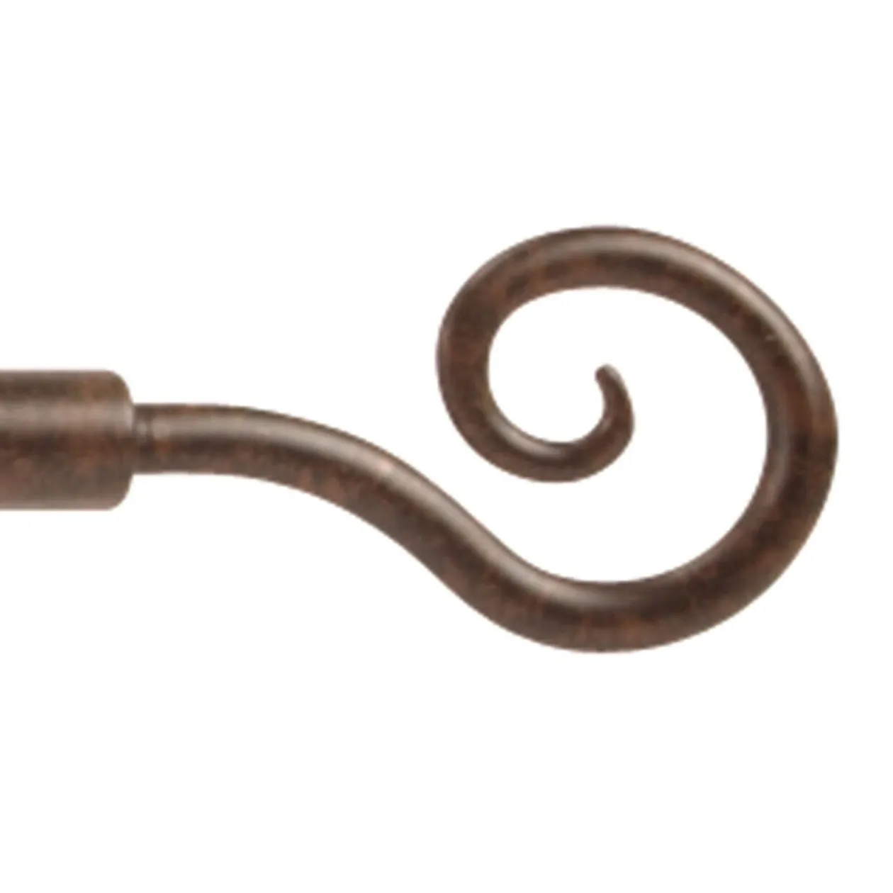 Tringle rideau embout crosse