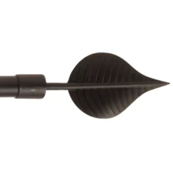 Tringle rideau embout feuille