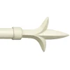 Tringle rideau extensible Lys ivoire