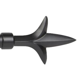 Tringle rideau extensible Lys noir