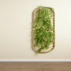 Tête de lit à suspendre Malang rotin naturel - L160xP3xH50 cm