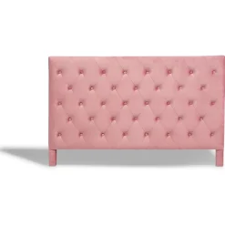 Tête de lit Claude velours rose