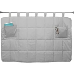 Tête de lit matelassée avec rangement