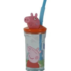 Verre à paille figurine Peppa Pig
