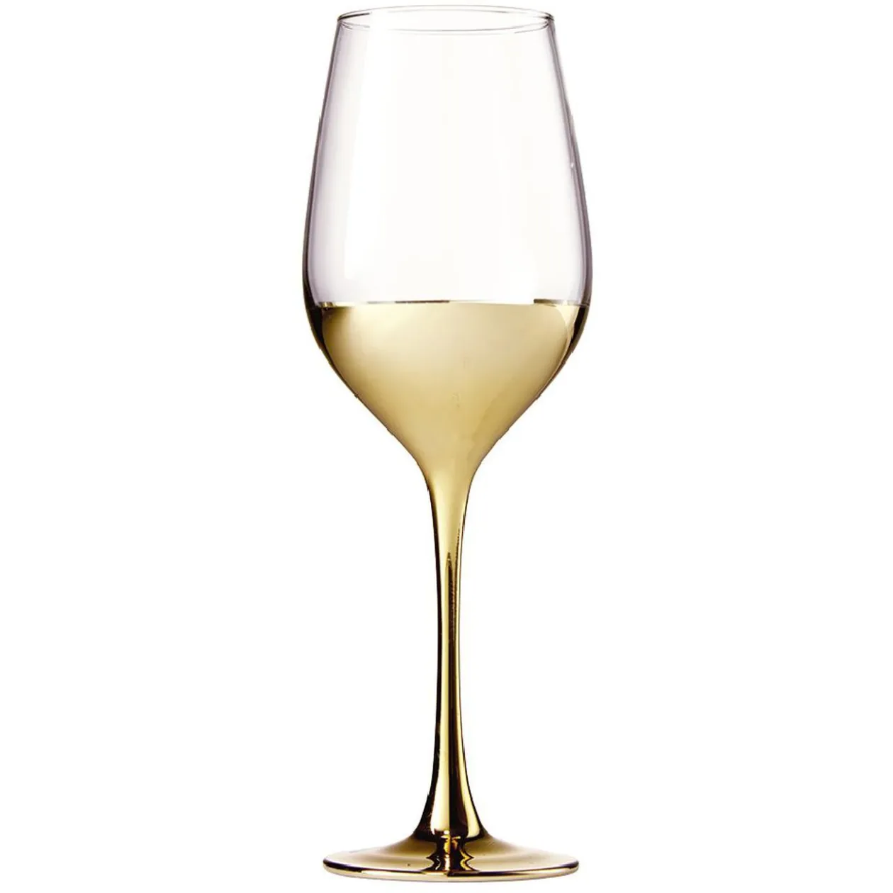 Verre à pied Oksana doré 35cL x4