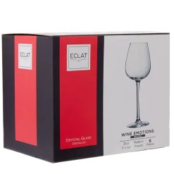Verre à vin rouge pied cristallin Wine Emotion 35 cl x6