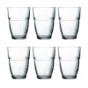 Verre bas transparent 26 cl x6