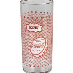 Verre coca Luminarc pop art rouge transparent Fresh