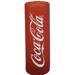 Verre Coca-Cola tube frozen rouge et blanc 27 cl