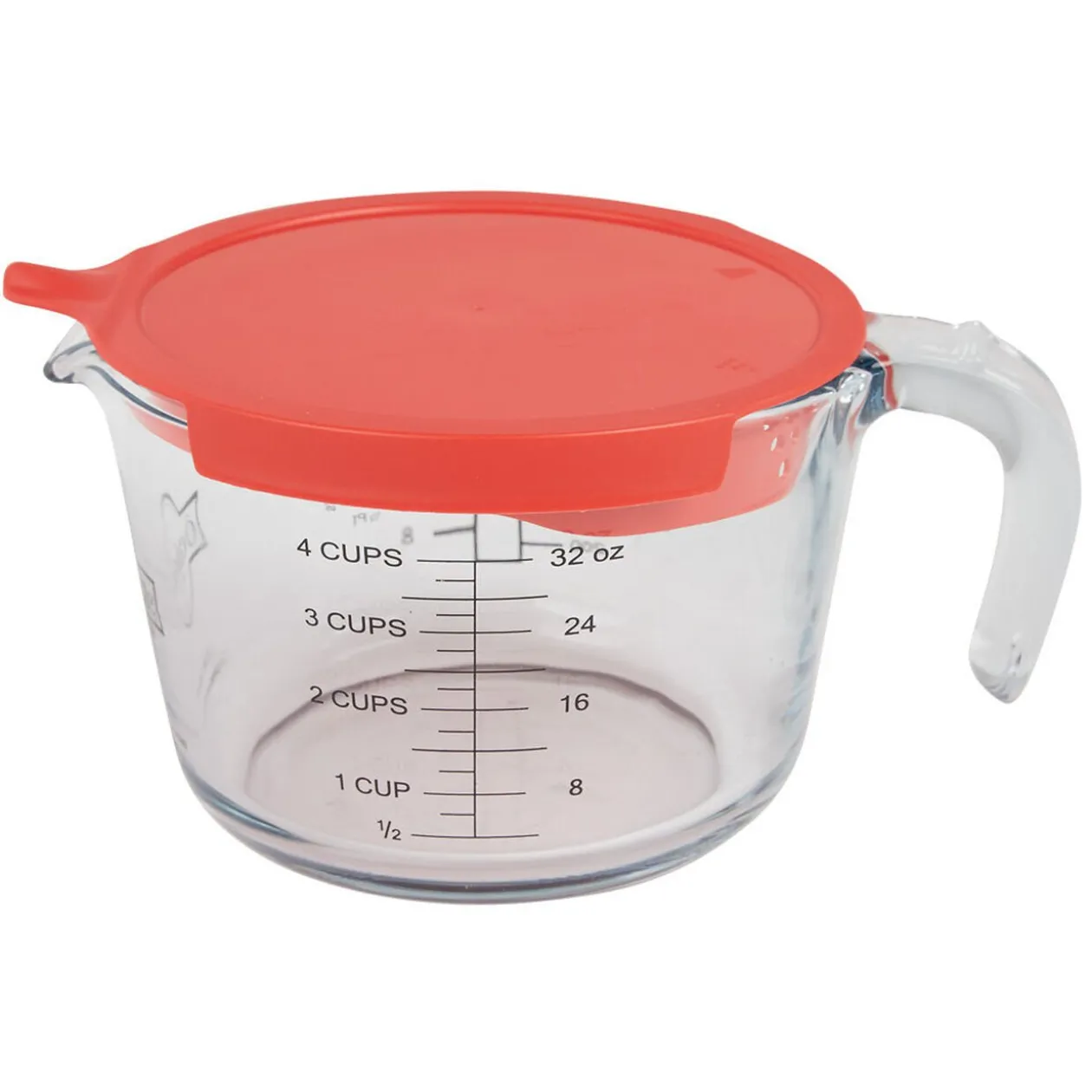 Verre doseur avec couvercle 1 L