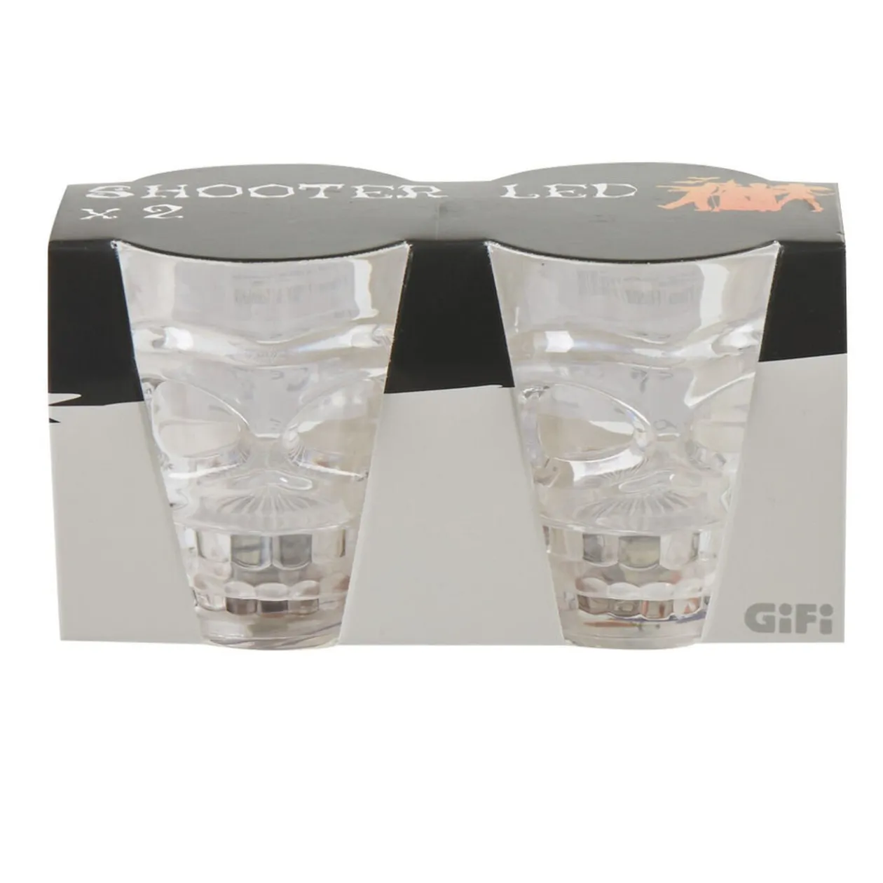 Verre shooter led Halloween x2