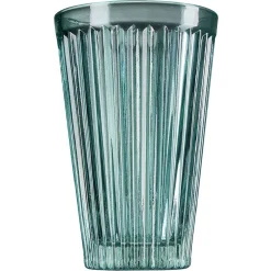 Verre strié bleu 300 ml x4