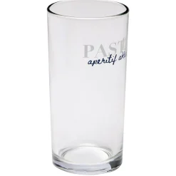 Verre tubo avec inscription Pastis apéritif anisé 25cl