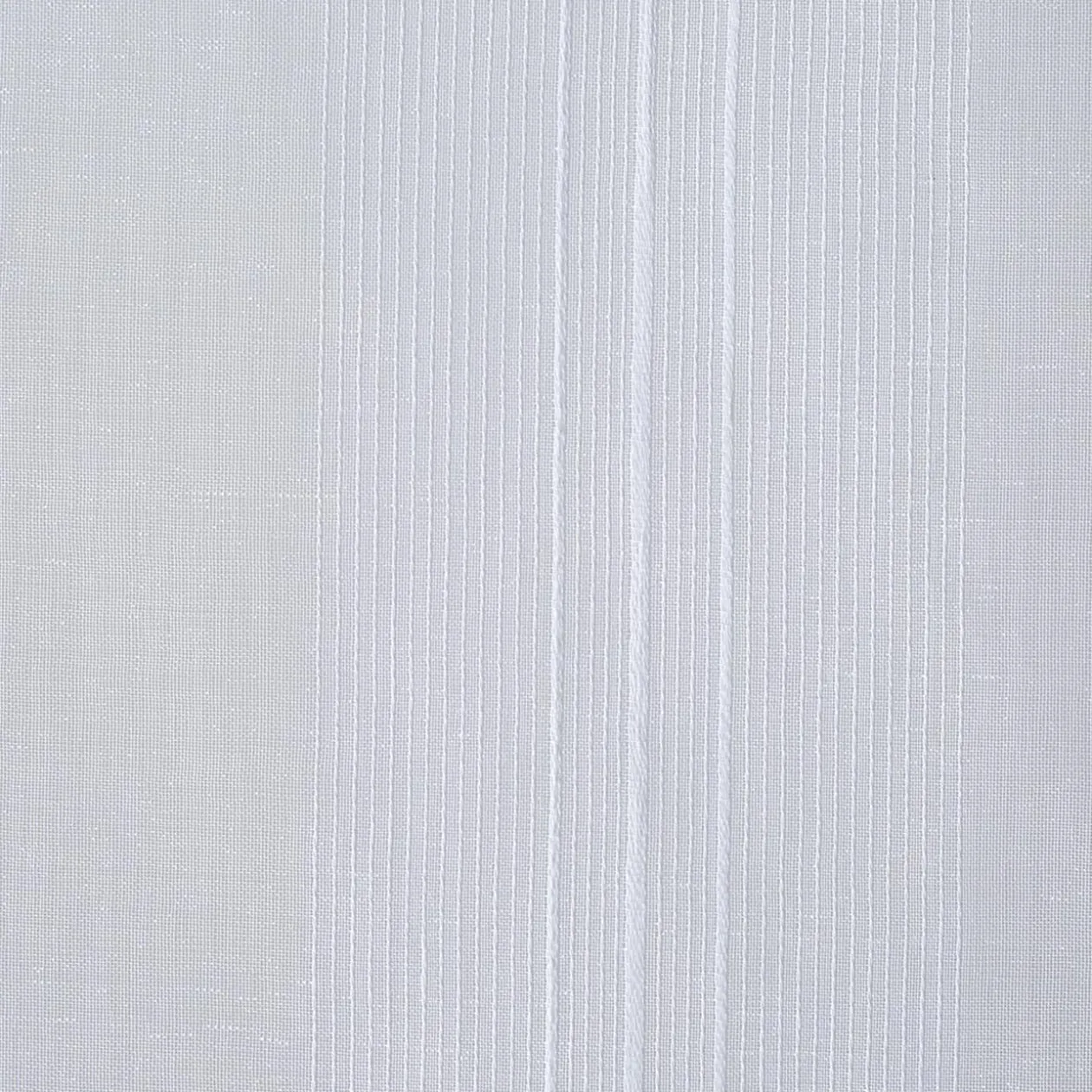 Vitrage droit passe tringle uni blanc 60x90 cm x2