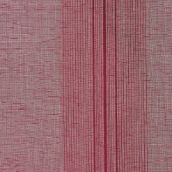 Vitrage droit passe tringle uni rouge 60x90 cm x2