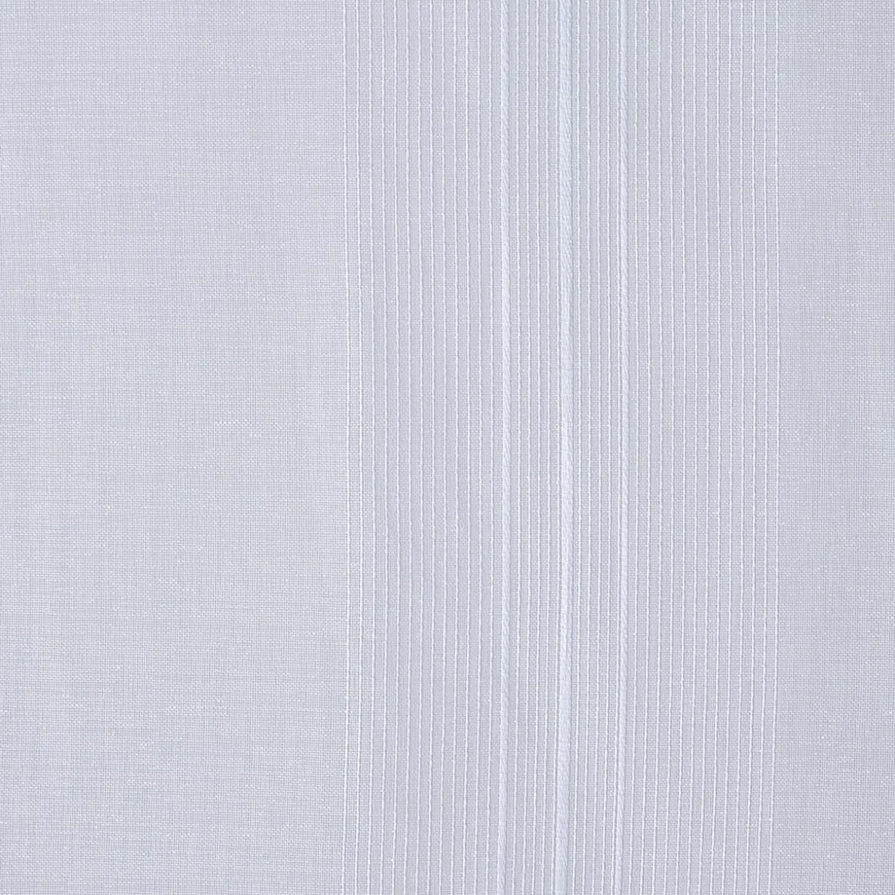 Vitrage droit passe tringle uni blanc 60x120 cm x2
