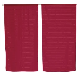 Vitrage imprimé traits horizontaux x2