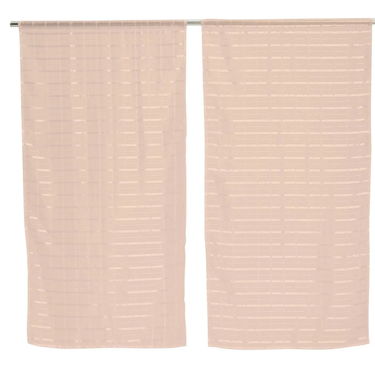 Vitrage imprimé traits horizontaux x2