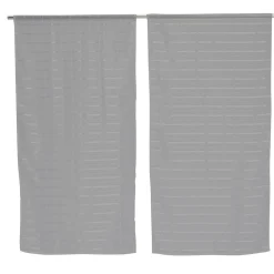 Vitrage imprimé traits horizontaux x2