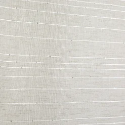 Vitrage passe tringle effet sequin taupe x2