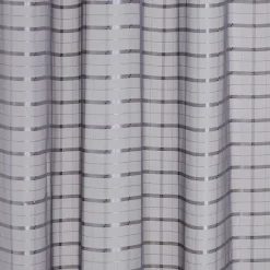Voilage à motif rayures effet perle 140x240 cm