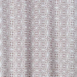 Voilage à oeillets effet lin modèle Serenity vieux rose